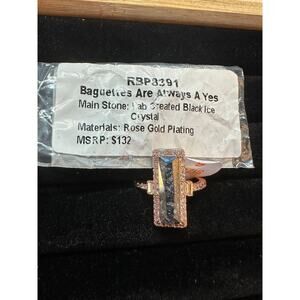 Bomb Party Ring Size 6 "Baguettes Are Always A Yes"